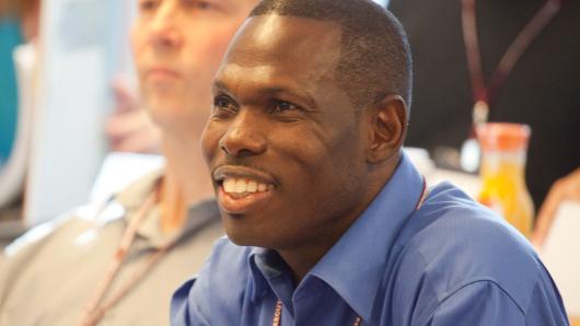 Man in classroom